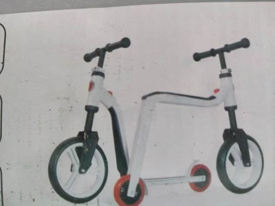 Scoit&Ride Highwayfreak Weiß Rot Laufrad Roller Kinder 3-5 J - Bild 1 von 4