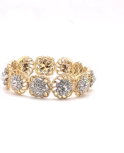 Hermosa Pulsera Charter Club Elegante Circonita Cúbica Tono Dorado - Imagen 1 de 5
