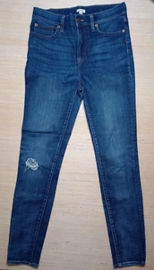 J Crew Factory Distressed Stretch Jeans 28 x 28 - Picture 1 of 3