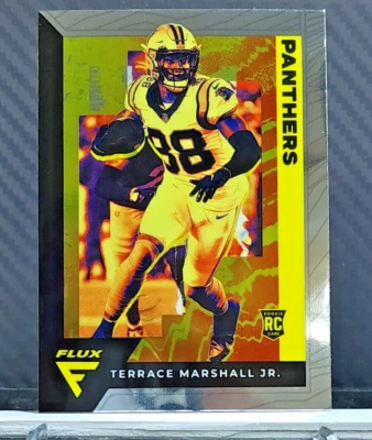 Terrace Marshall Jr 2021 Chronicles Flux ROOKIE #FX-16 - Panthers RC - Image 1 of 2