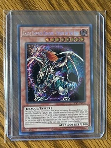 Yugioh! Chaos Emperor Dragon - Envoy of the End - IOC-EN000 Secret Rare NM 25th - Picture 1 of 2