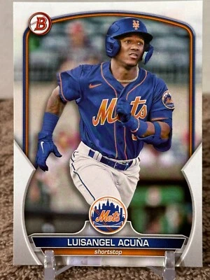 2023 Bowman Draft Paper Prospect Luisangel Acuna New York Mets # BD-193 - Image 1 of 2