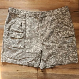 Cabela's Camo Cargo Shorts 42 Mens Digital 7 Pocket Hiker - Picture 1 of 8