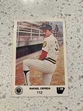 1981-82 Venezuelan Winter League Sticker Rafael Cepeda Caracas #112