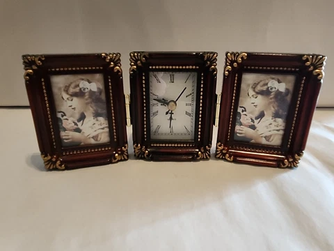 Shinfuku Photo Frame With Clock Cover