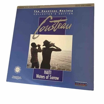 COUSTEAU SOCIETY: HAITI:  WATERS OF SORROW (1986)   LASERDISC  RARE - Image 1 of 3