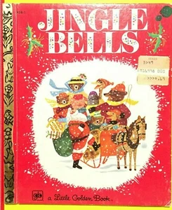 VINTAGE 1980 ~ JINGLE BELLS ~ A LITTLE GOLDEN BOOK #458-1 ~ HARDCOVER  - Picture 1 of 11