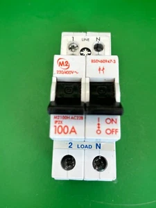 M2 M2100R 100A zweipoliger Hauptschalter Trennschalter - Bild 1 von 4