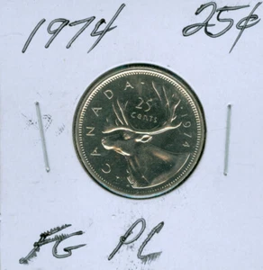 1974 KANADA 25 CENT FEINSTE QUALITÄT PL 3,99 CENT VERSAND KANADA * - Bild 1 von 2
