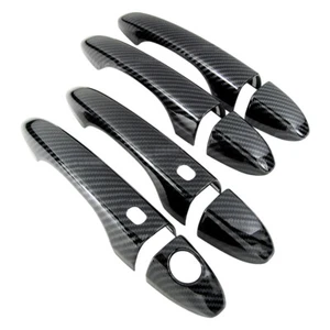 Guarnizione copri maniglia porta stile fibra di carbonio adatta per Dodge Dart berlina 2013-2016 nuova - Foto 1 di 4