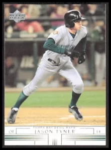 MLB 2002 Upper Deck Tampa Bay Devil Rays Jason Tyner 567 béisbol CB-1-1-A-31 - Imagen 1 de 7