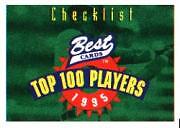 1995 Best #NNO Checklist 1-100 