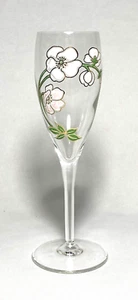 PERRIER JOUET ~ Beautiful Hand Painted Anemone Flower CHAMPAGNE FLUTE (4 Oz.) - Picture 1 of 5