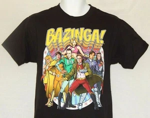 Men's T-Shirt Big Bang Theory Size Small Bazinga Comedy TV Series NEW - Picture 1 of 12
