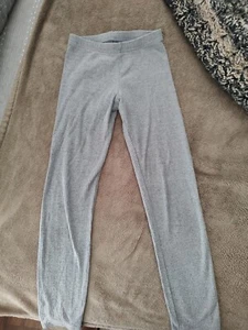 Old Navy, Gray Ribbed Leggings, Girls, Size 8 - Picture 1 of 3