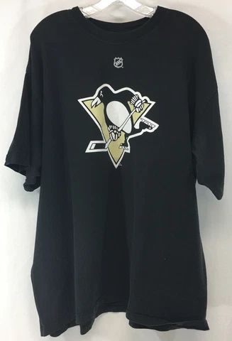Pittsburgh Penguins Sidney Crosby T-shirt Black Men's 2XL NHL Reebok Cover