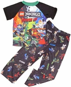 Lego Ninjago 2 PC Short Sleeve Pajama Set Boy Size 10  - Picture 1 of 1