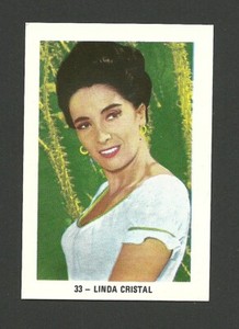 Linda Cristal High Chaparral Vintage 1971 TV & Film Star Card  from Spain #33