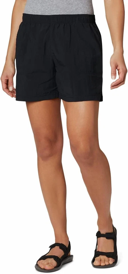 Columbia Women's Sandy River Short Breathable With Sun Black Size X-large 3lw