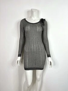 Vtg Vivienne Westwood Black White Bow Mini Dress S - Picture 1 of 5