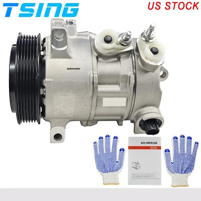 Compresor de aire acondicionado y embragues para Chrysler Sebring 2007-2008 y Dodge Avenger 2008 Foto 1 de 4