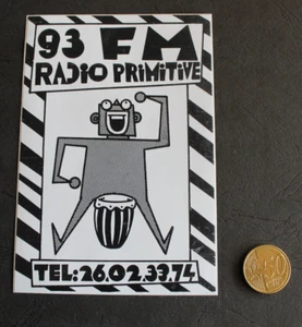 Autocollant / Sticker - Radio Primitive FM - Picture 1 of 2