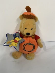 Disney Store Winnie Puuh Plüsch Pumpkin Pooh 2001 leuchtet nicht - Bild 1 von 9