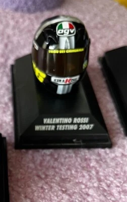 Minichamps 1/8 Scale 397 079046 - AGV Helmet Winter Testing 2007 V. Rossi - Image 1 of 4