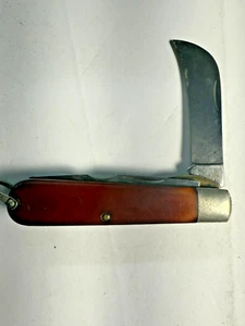 Vintage Schrade Holub Sycamore ILL Military \ Electrician's Knife - Picture 1 of 6