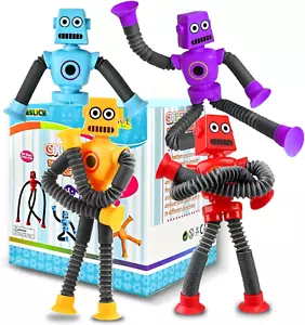Autism Sensory Toys For Kid Boys Year Old Ages 4 5 6 7 8 9 10(4PCS), Suction Toy - Picture 1 of 11