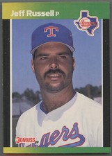 1989 Donruss Baseball's Best #200 Jeff Russell Texas Rangers