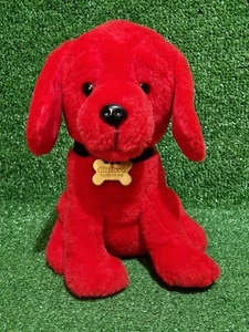 Juguete suave de peluche Clifford The Big Red Dog con etiqueta de nombre 11" excelente estado  - Imagen 1 de 7