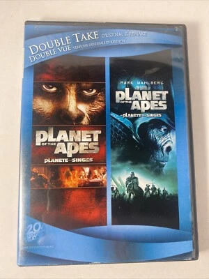 Planet of the Apes 1968 Original & 2001 Remake Double Take (DVD, 2 Disc Set) - Image 1 of 4