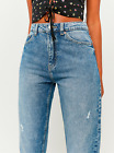 UVP: 29,99€ TALLY WEIJL- MOM Damen Jeans, High-Waist Blau Gr.34