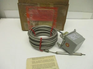 UNITED ELECTRIC TEMPERATURE SWITCH TYPE:E54 MODEL: D22BS ADJUSTABLE SET POINT - Picture 1 of 5