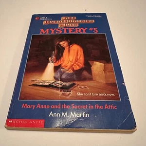 Baby-Sitters Club Mystery #5 Mary Anne and the Secret in the Attic Book - Picture 1 of 7