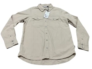 NWT Women's Stio Slipstone Midweight Plaid Flannel Shirt Pearl Snap Cotton - Picture 1 of 8