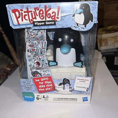 Pictureka Penguin Flipper Game Seek And Find Spins Flips & Pics Complete  - Image 1 of 4