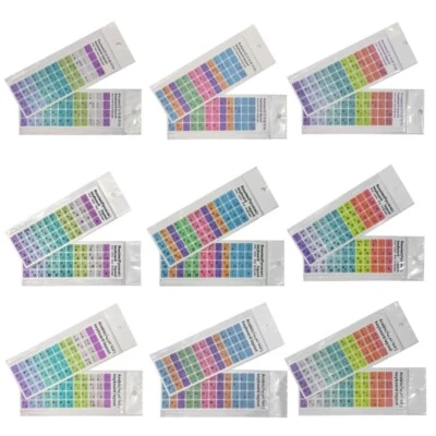 2Pcs Keyboard Stickers Russian Korean Arabic Keyboard Letter Stickers Background - Image 1 of 4