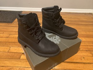 timberland black boots womens