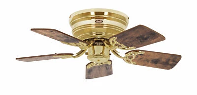 Ceiling Fan Without Light Flat Classic Flat 79 CM Brass Maple - Image 1 of 3
