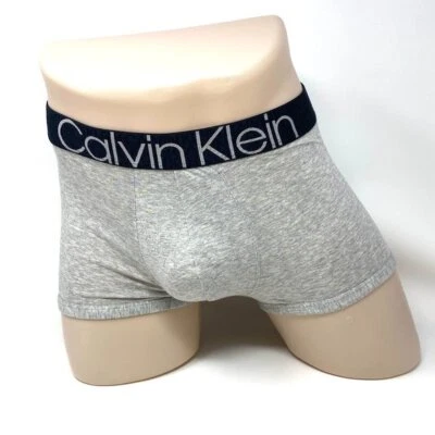 Calvin Klein Ropa Interior 1 Baúl Reconsiderado Gris Algodón Hombres NB2682060 Foto 1 de 4