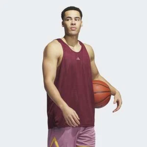 adidas Select Warm-up Jersey Tank Reversible Shirt IM4212 Basketball NWT - Picture 1 of 2