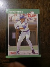 1989 Donruss The Rookies #23 Joe Girardi Chicago Cubs Baseball Card
