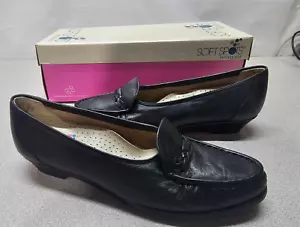 NIB Soft Spots Cora Womens Size 6.5 M Black Casual Dress Shoe 1" Wedge Heel - Picture 1 of 9