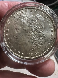 Dólar de plata Morgan 1901-O - Brillante sin circular BU - Lote #853 - Imagen 1 de 5