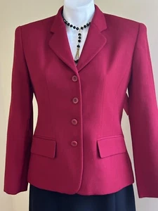 Jones New York Red Blazer - Picture 1 of 16