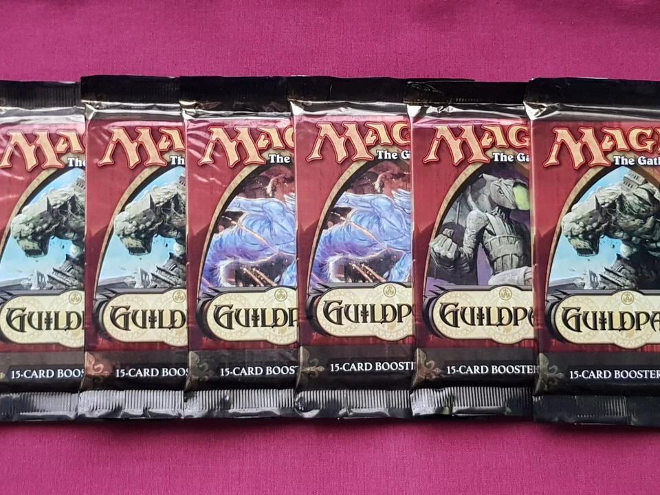 Magic The Gathering 6x GUILDPACT New Sealed Booster Packs MTG - Image 1 of 1