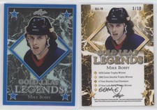 2017-18 Leaf Gold Leaf Legends Blue /10 Mike Bossy #GLL-19 HOF