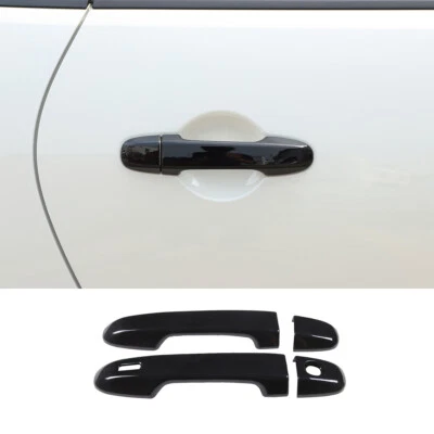 Cubiertas de manija de puerta NEGRO BRILLANTE sin SMKH sin PSK para Subaru BRZ Toyota 86 12-22 EE. UU. Foto 1 de 4